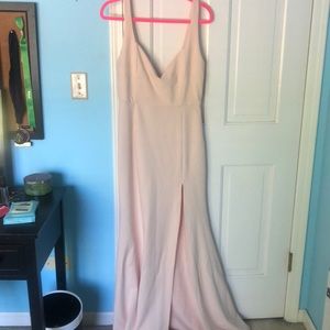 Blush Floor Length Dress